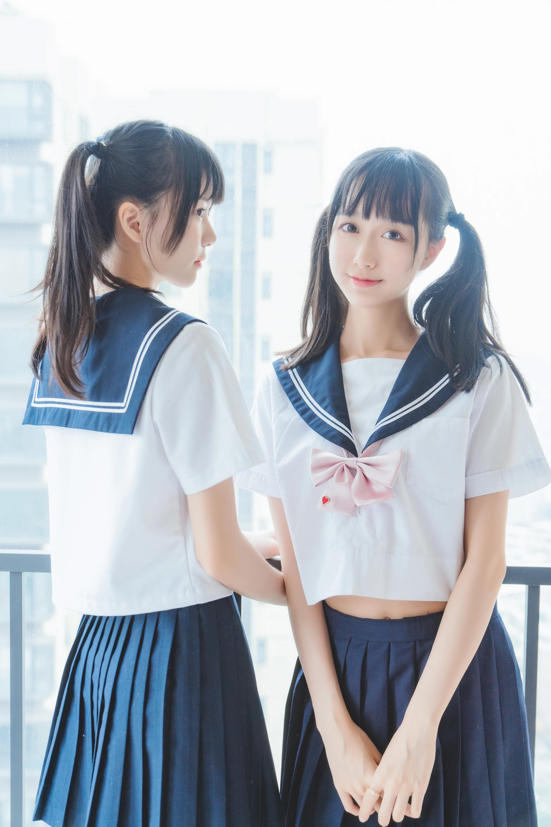 木绵绵OwO - NO.47 ×桜桃喵 她(制服×制服) 1